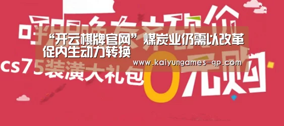 “开云棋牌官网”煤炭业仍需以改革促内生动力转换